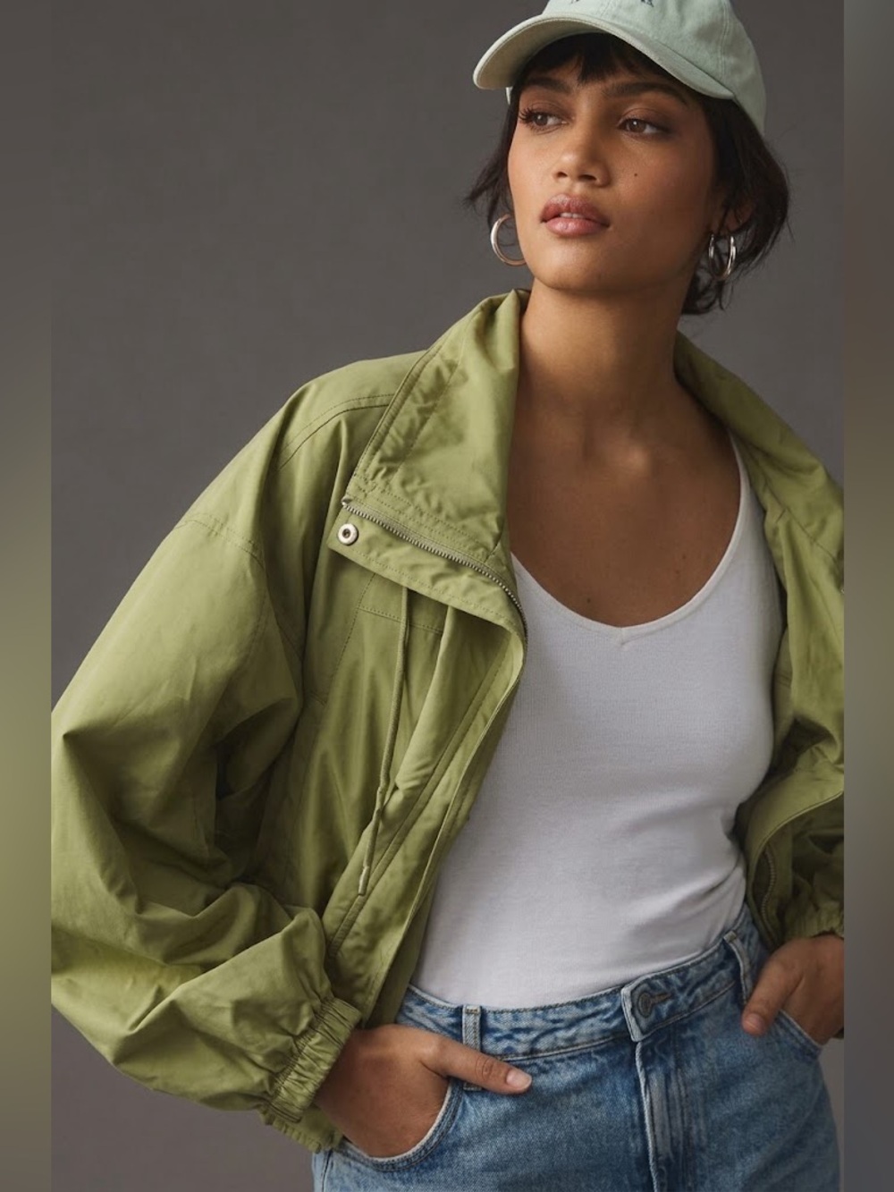 Daily Practice Neutral Motif Bomber Jacket Extra Large Streetwear Best Seller